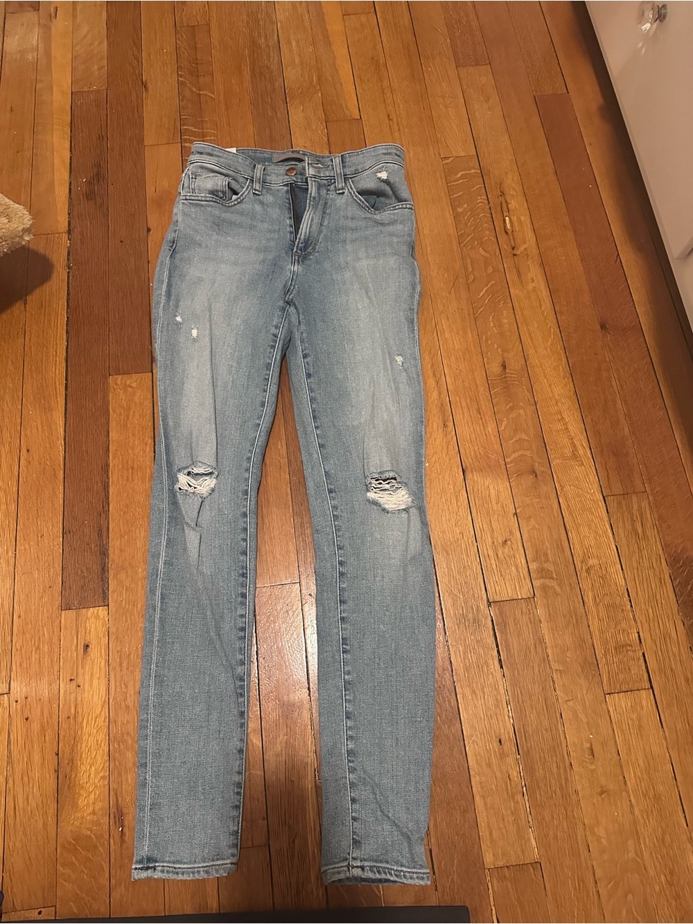 Joe's Jeans Light Blue Distressed Skinny Jeans